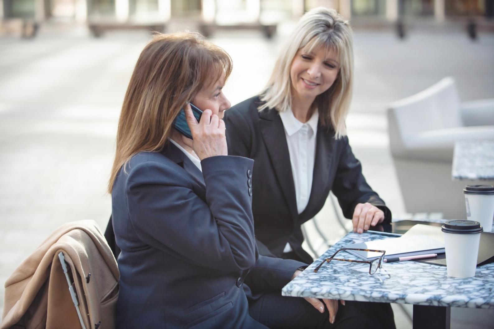 Financial professionals collaborating with OnLogicFlux software solutions